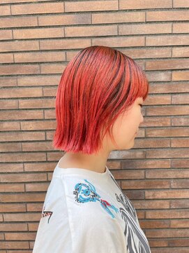 ヴァージ(Verge) レイヤーカット/ウェーブパーマ/前髪/こなれミディ[代官山駅]