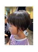 キッズカット×ショートスタイル