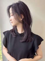 スターズ 川越店(STARS)&nbsp;ラベンダーグレージュ レイヤーカット 顔周りカット 透明感 艶髪