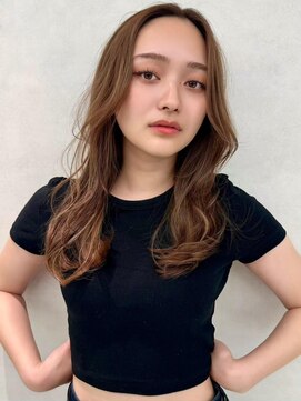 アッシュ 中野店(Ash) イメチェン/似合わせカット/フルバング/レッドブラウン/中野