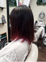 ガーデン ヘアー デザイン(GARDEN Hair Design)&nbsp;切りっぱなし。