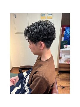 ランソキングス 北千住(RUNSO Kings) メンズパーマ♪波巻きスパイラルパーマ♪スペインカール♪