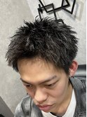 スパイキーショートパーマ