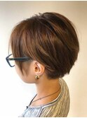 外国人風ツーブロックショート×アッシュベージュ☆