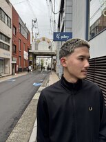 レンゲン(LENGEN)&nbsp;束感刈り上げビジネス七三ツーブロックアップバングgdm