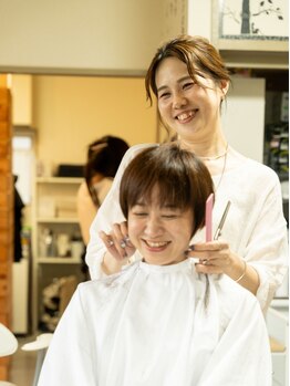 カンナ(Canna)の写真/女性スタイリストのみ♪髪やStyleの悩みも相談しやすい◎小机の女性サロンをお探しの方はぜひ≪Canna≫へ。