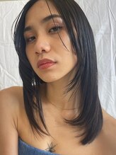 シュシュ 宜野湾店(chou chou) くびれヘア/アプリコットオレンジ/夏のヘアアレンジ/宜野湾