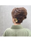 【和装向き】ルーズ“夜会巻”スタイル