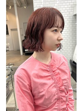 ソーンズ ヨイク(thorns YOIKU) ボブ×スパイラルパーマ