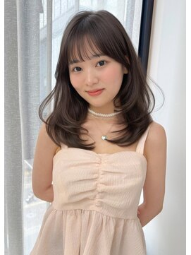 ボタン テンジン(VOTAN tenjin) 【votan_はまひ】ミディアム/レイヤー/ココアブラウン/髪質改善