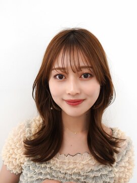 ロエ 福山川口店(loe) 【loe】ショコラベージュ×シースルーバング