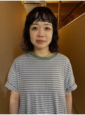 レイヤーボブ&くせ毛風パーマ