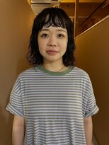 モクレン(mokuren.)&nbsp;レイヤーボブ&くせ毛風パーマ