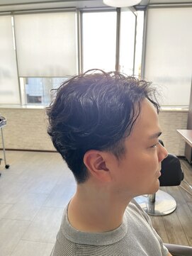 ハピヘアー(Hapi hair) オールバックで無造作ヘア