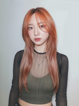 ブローニュ(Boulogne) ピュアコーラル韓国式レイヤー