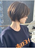 福岡で叶う/オリーブグレー/小顔に見えるヘア/ココアベージュ