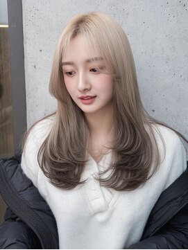 シエラ 心斎橋(CIERA.) タッセルボブグラデーションカラーミルクティーベージュ50代