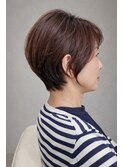 後頭部きれいな大人ショート