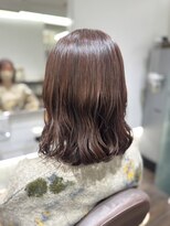 アピッシュ シェリ(apish cherie)&nbsp;ボブパーマ伸ばしかけパーマゆるめパーマ