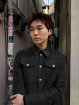 アース 高円寺店(HAIR & MAKE EARTH)&nbsp;ボルドー×スパイキーショート｛@02st96 }