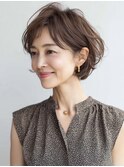 白髪ぼかし脱白髪染め似合わせカット40代50代60代