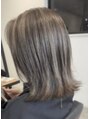 ケーズヘアー 津田沼SHORE店(K's Hair)&nbsp;白髪ぼかす透明感抜群なグレージュハイライトカラー