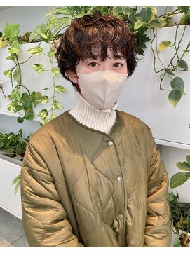 オーセンヘア(AUTHEN.HAIR) （mutsumi.）ショートパーマ