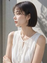 ノア(NOA) 【NOA】韓国風内巻きボブ×シースルーバング×艶ブラウン