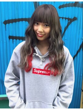 あるじゃんすー 横浜店 Redインナーカラー#エクステ#横浜#グラデーション