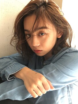 リマ(RIMA) 【RIMA】 外国人風☆クセ毛風なラフカール×こなれセミディ