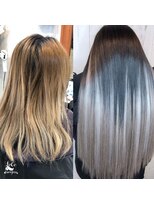 カルフール ロコ 草加西口店(Carrefour LOCO) シールエクステと地毛で作るハイグラデーション