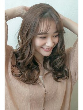 ミンクス 銀座店(MINX) アップバングのくるくるパーマ【銀座×30代】