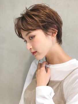 ロイジー(roijir) 【roijir 表参道 山岸】濡れ髪 オリーブベージュ くびれショート