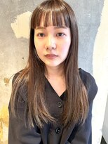 ハマモト&nbsp;パッツンロングヘア