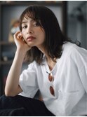 シースルーバング◎くせ毛風外ハネボブ 《Kaoru》