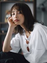 モーニン(Moanin')&nbsp;シースルーバング◎くせ毛風外ハネボブ 《Kaoru》