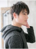 イケメン☆ニュアンスカラー束感涼しげヘアL