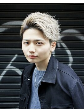 エデアンホンテン メンズサロン(EDEAN 本店 （旧：EDEAN 上通）) 熊本メンズヘア 【アップバングショート】熊本メンズカラー