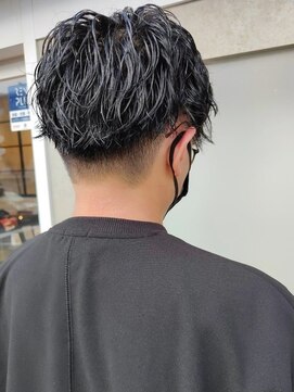 アルフレッド 平針店(alfRed) ツーブロックマッシュパーマ　ソフトツイストスパイラル