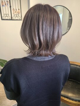 ヘア ケア ディエイチケー(HAIR CARE DHK) ハイライト外はねボブ