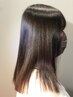 カット＋酸性ストレート(髪質改善)＋ケアトリートメント￥17500