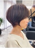 【松本 聖】くびれショートボブ《大阪梅田/中崎町/白髪ぼかし》