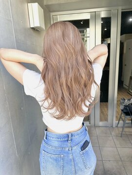 アルカナ 明治神宮前原宿(ARCANA) 前髪　マルチボブピンクベージュ　インナーグレージュ　ウルフ