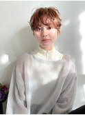ハイトーンショート/ショートパーマ/耳掛けショート