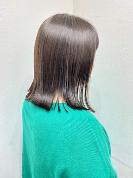 ランプ(Lamp) くびレイヤーグレーベージュニュアンスカラー白髪染め白髪ぼかし