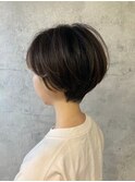 うる艶髪/くびれヘア/ショート/シクレットハイライト