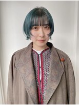 ツナグ(tsunagu) グリーンなマッシュボブウルフ