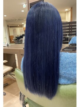 ヘアサロン アウラ(hair salon aura) ブルーカラー