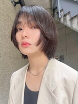 メゾンアクア 表参道(Maison ACQUA)&nbsp;メンズボブ/センターパート/ワックスなし/メンズヘア/ウルフ