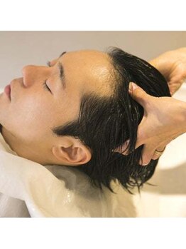 カットステージサトウの写真/リラックスメニューで癒しタイムに…☆頭皮ケアマッサージ/フェイシャル/ヘッドスパなど